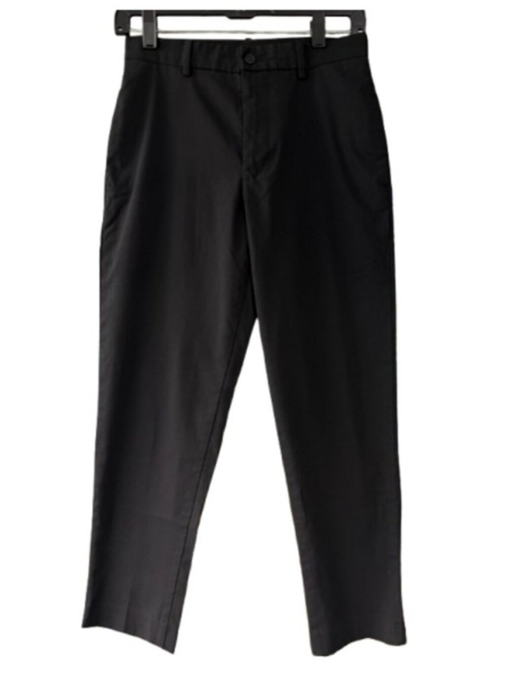 Uniqlo tapered ankle trouser pants black men's size XS